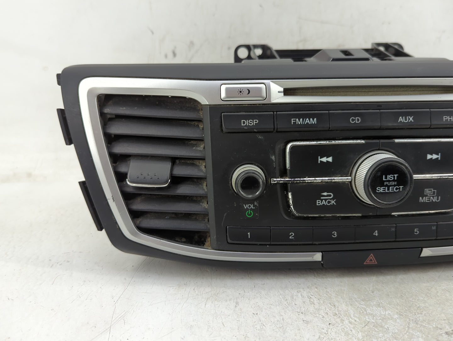 2014 Honda Accord Radio AM FM Cd Player Receiver Replacement P/N:39100-T2A-A220 Fits OEM Used Auto Parts - Oemusedautoparts1