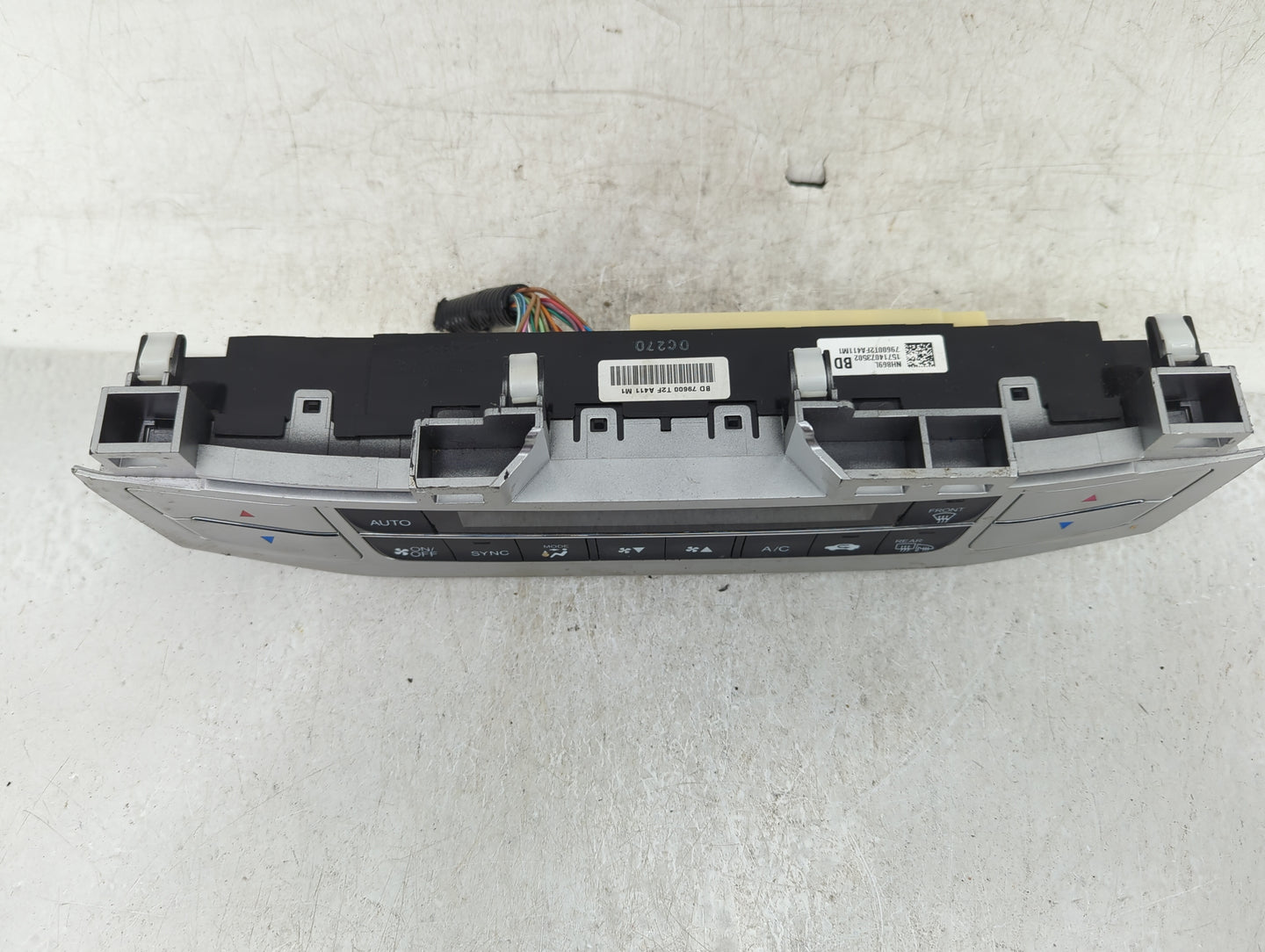 2013-2015 Honda Accord Climate Control Module Temperature AC/Heater Replacement Fits Fits 2013 2014 2015 OEM Used Auto Parts
