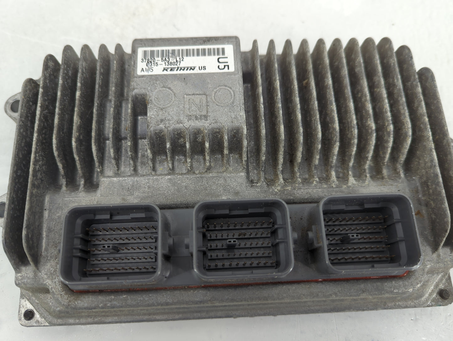 2014 Honda Accord PCM Engine Control Computer ECU ECM PCU OEM P/N:37820-5A3-L12 Fits OEM Used Auto Parts - Oemusedautoparts1