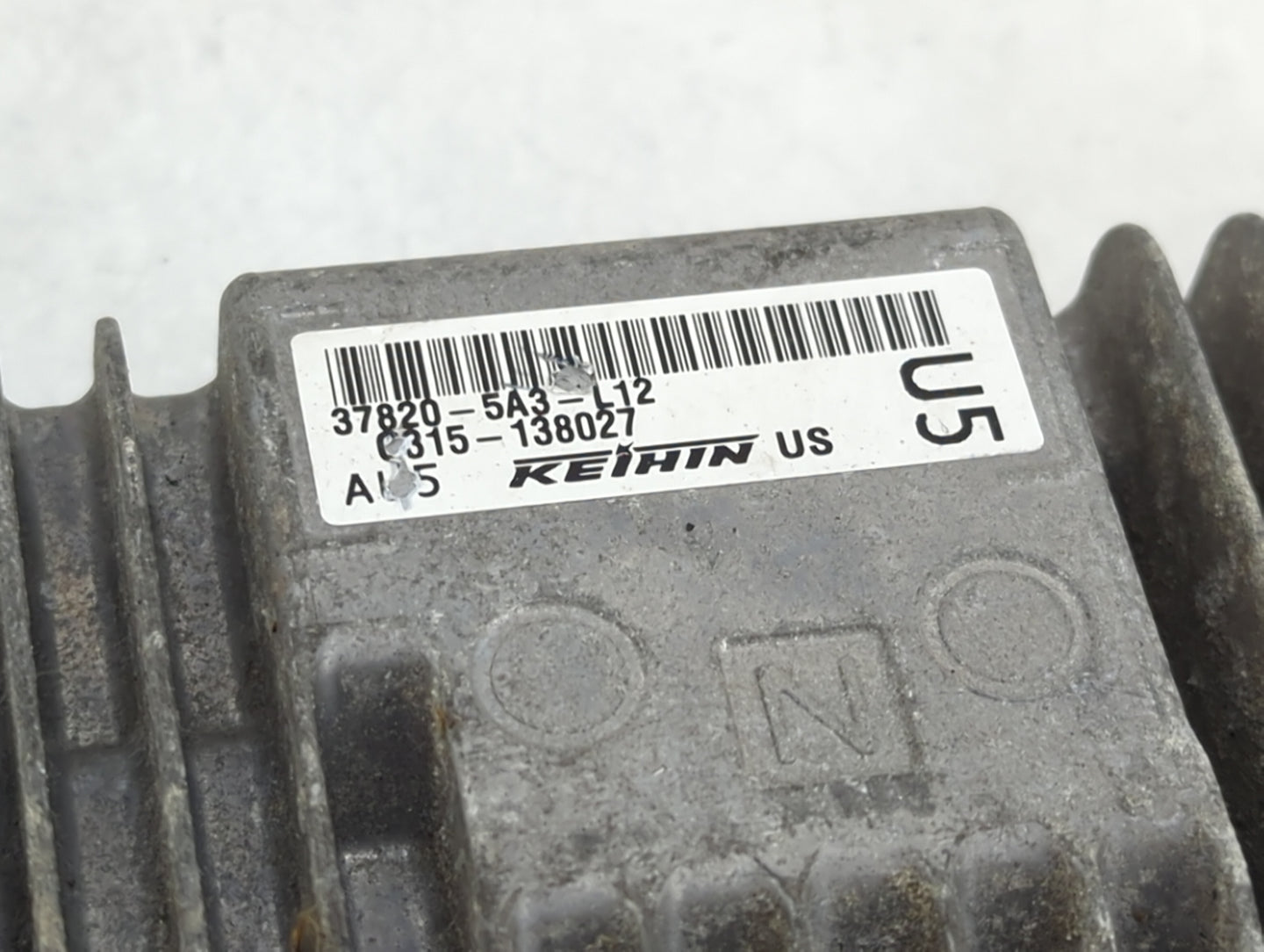2014 Honda Accord PCM Engine Control Computer ECU ECM PCU OEM P/N:37820-5A3-L12 Fits OEM Used Auto Parts - Oemusedautoparts1