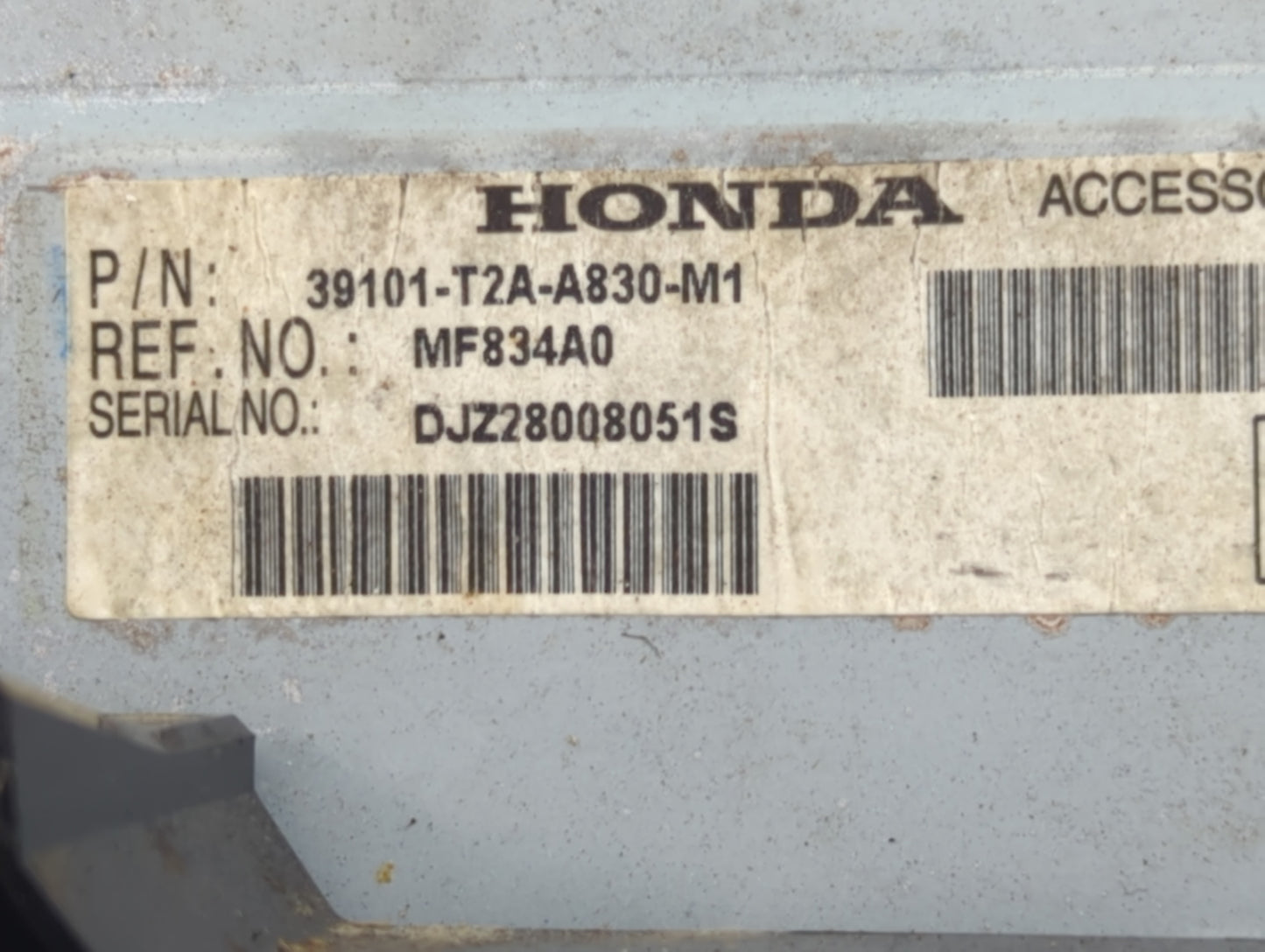 2014 Honda Accord Information Display Screen 1440491 - Oemusedautoparts1.com