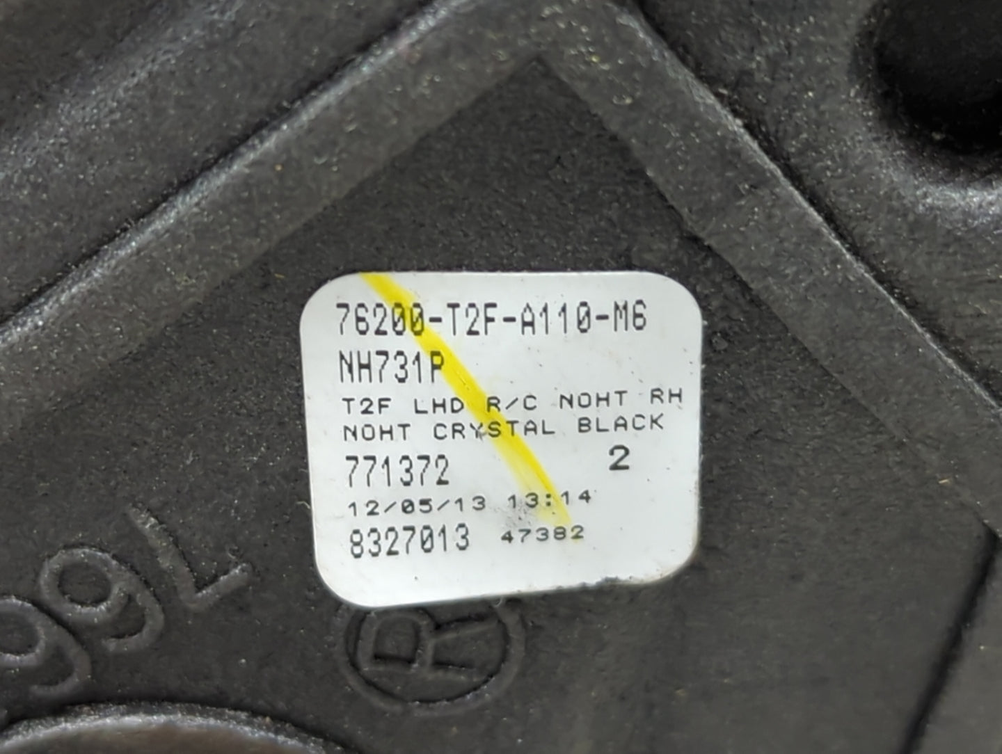 2013-2017 Honda Accord Passenger Side View Mirror - Right Door Mirror OEM Used - Oemusedautoparts1.com
