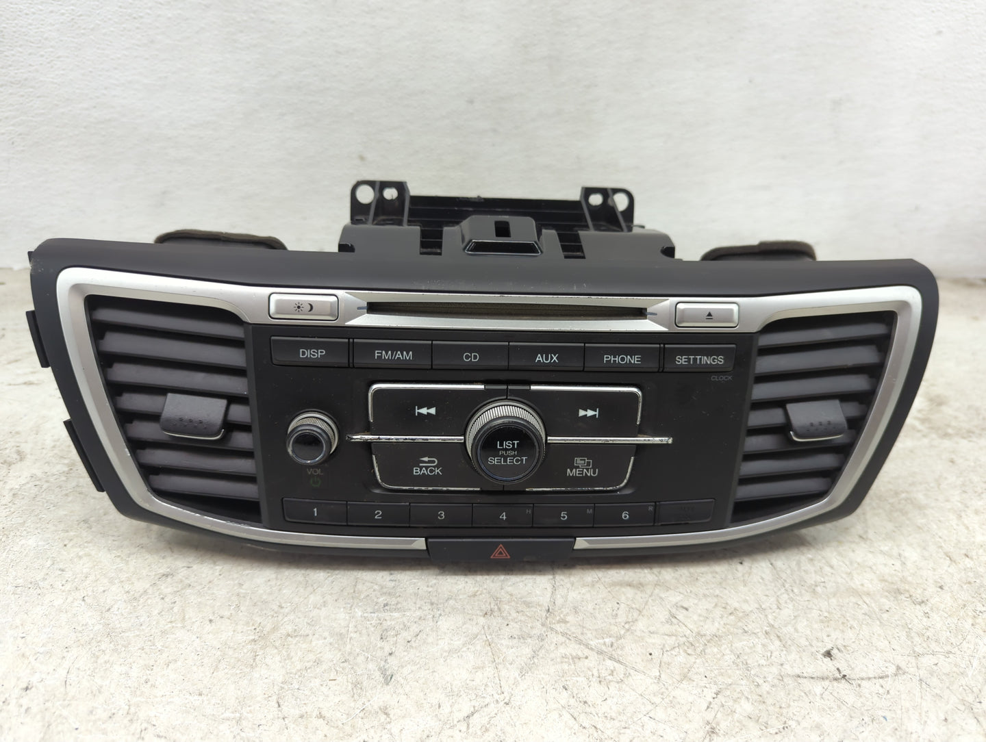 2013-2015 Honda Accord Radio AM FM Cd Player Receiver Replacement P/N:39100-T2A-A320 Fits Fits 2013 2014 2015 OEM Used Auto 