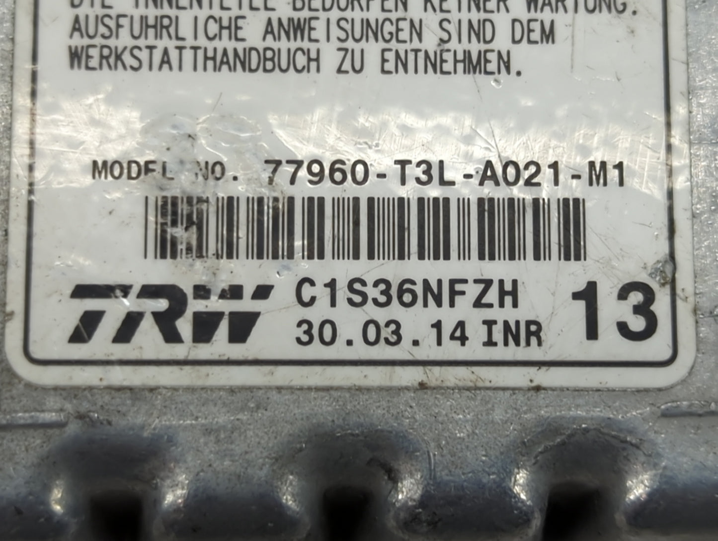 2013-2014 Honda Accord Body Control Module Bcm Inner Cabin Fuse Box - Oemusedautoparts1.com