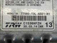 2013-2014 Honda Accord Body Control Module Bcm Inner Cabin Fuse Box - Oemusedautoparts1.com