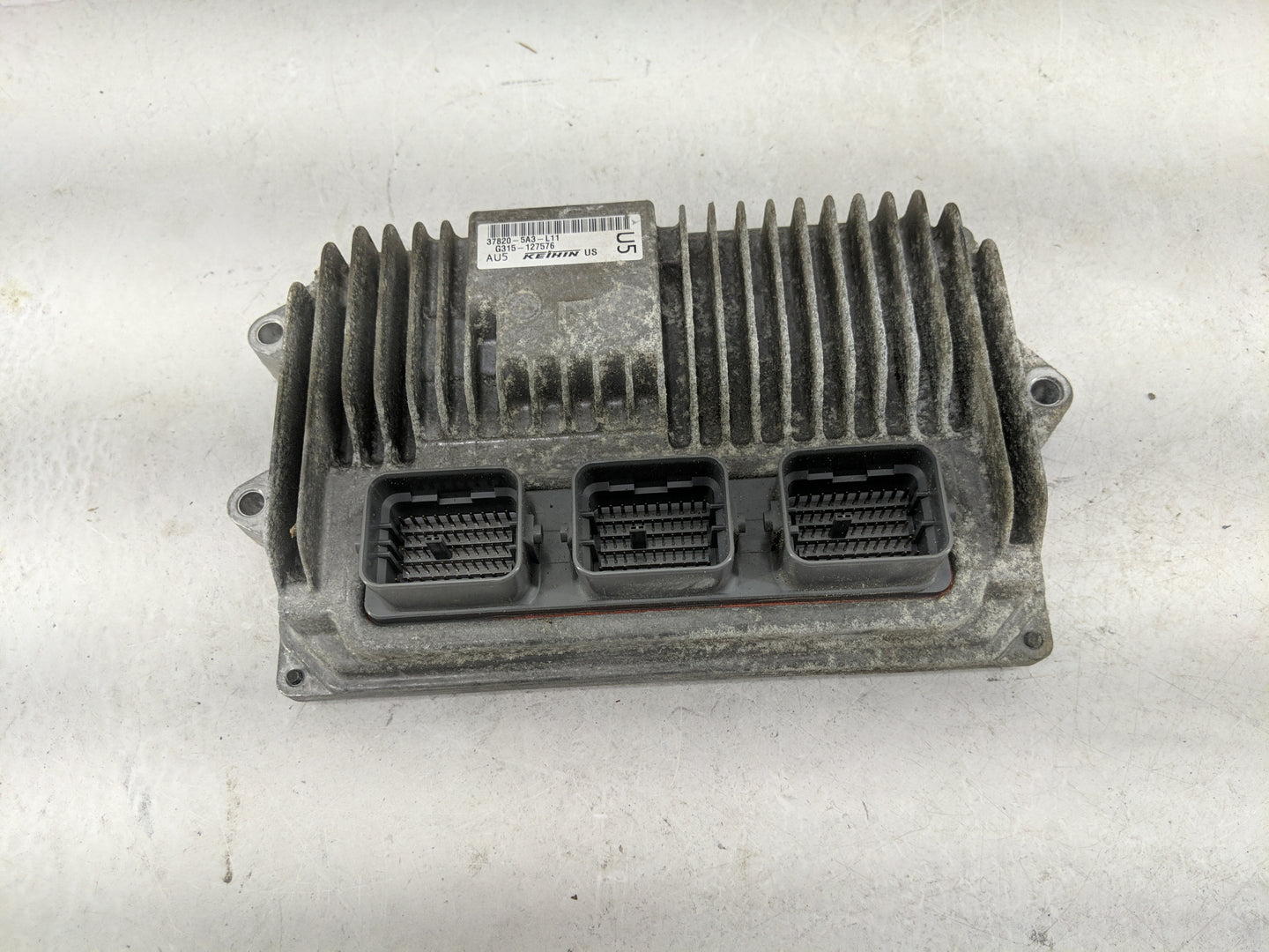 2014 Honda Accord PCM Engine Control Computer ECU ECM PCU OEM P/N:37820-5A3-L11 Fits OEM Used Auto Parts - Oemusedautoparts1