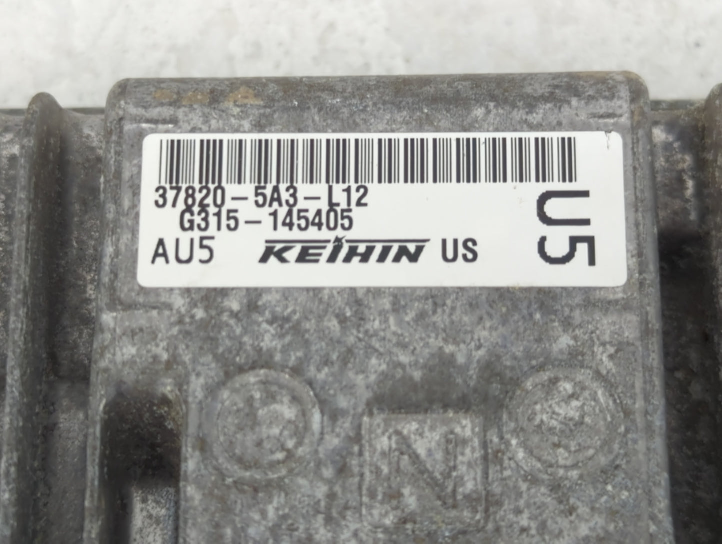 2014 Honda Accord PCM Engine Control Computer ECU ECM PCU OEM P/N:37820-5A3-L12 Fits OEM Used Auto Parts - Oemusedautoparts1