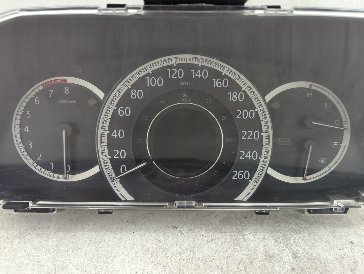 2013-2015 Honda Accord Instrument Cluster Speedometer Gauges P/N:78100-T2F-C320-M1 Miles: Fits Fits 2013 2014 2015 OEM Used 