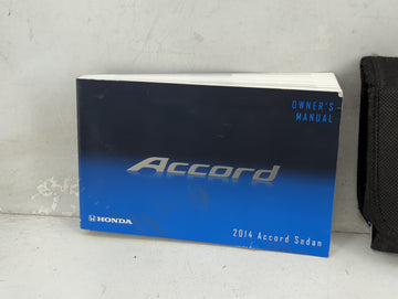 2014 Honda Accord Owners Manual Book Guide P/N:31T2A610 00X31-T2A-6100 OEM Used Auto Parts