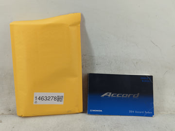 2014 Honda Accord Owners Manual Book Guide P/N:31T2A610 00X31-T2A-6100 OEM Used Auto Parts - Oemusedautoparts1.com