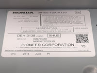 2013-2015 Honda Accord Radio AM FM Cd Player Receiver Replacement P/N:39100-T2A-A120 DEH-3138 Fits Fits 2013 2014 2015 OEM U