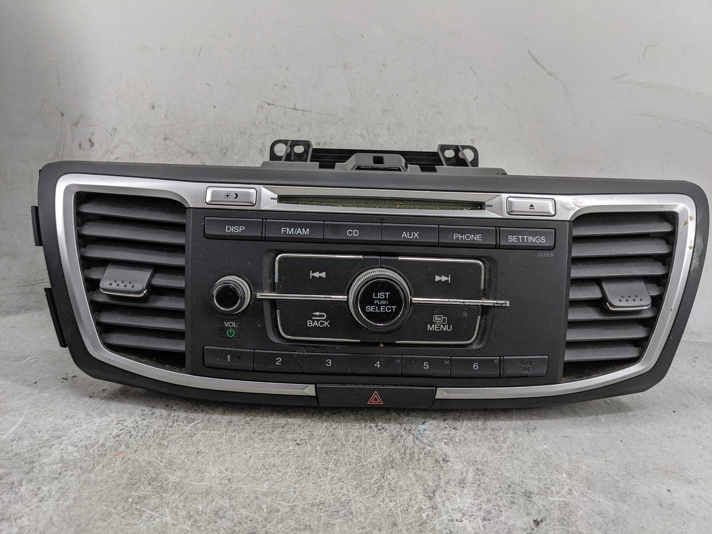 2013-2015 Honda Accord Radio AM FM Cd Player Receiver Replacement P/N:DEH-3138 AJDK070, 30063836 Fits Fits 2013 2014 2015 OE
