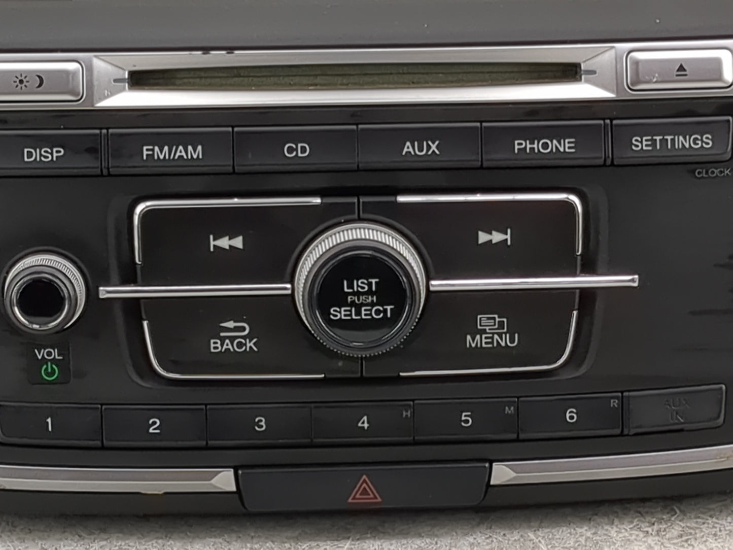 2013-2015 Honda Accord Radio AM FM Cd Player Receiver Replacement P/N:39100-T2A-A320 AJDK070 Fits Fits 2013 2014 2015 OEM Us