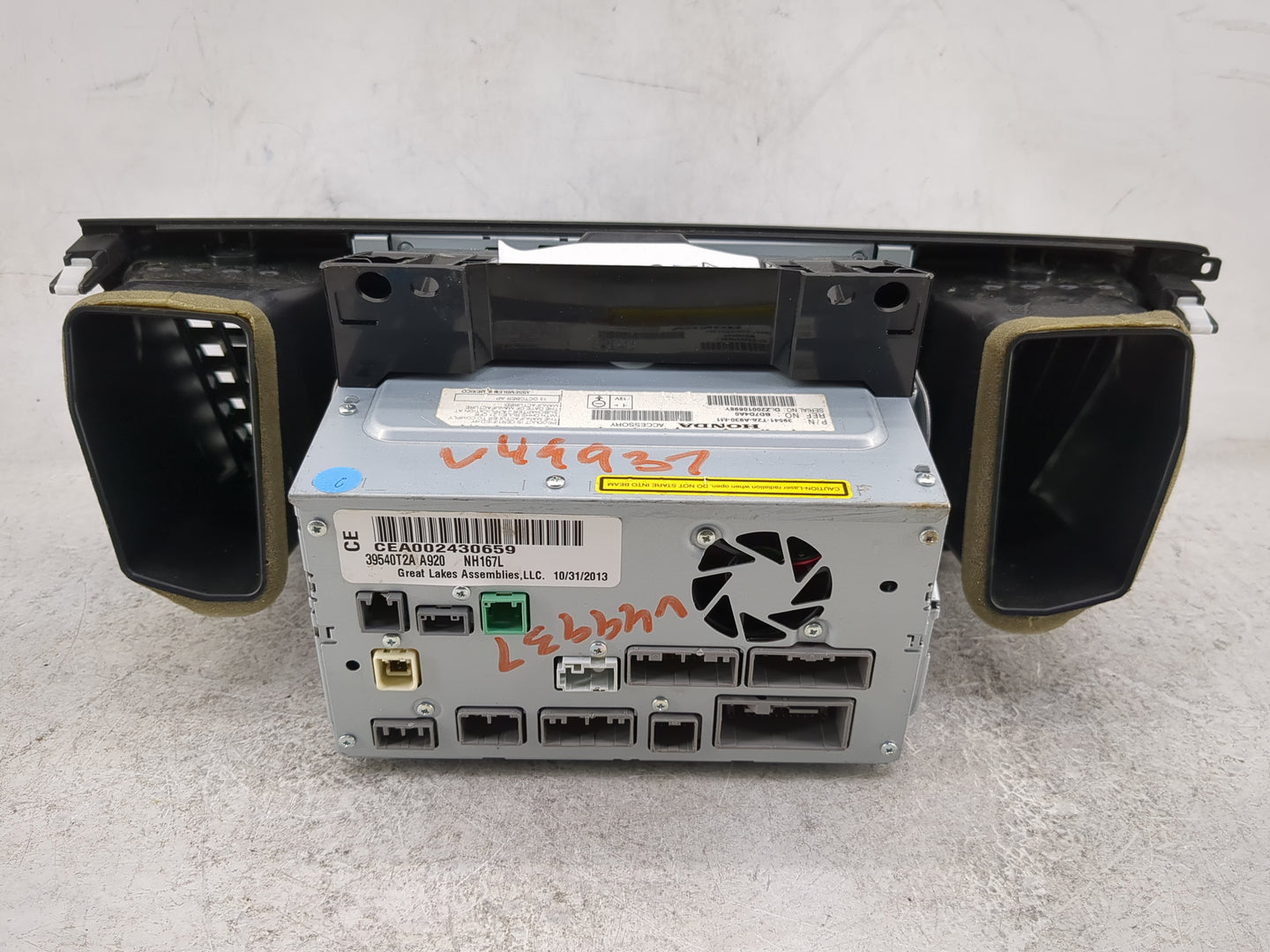 2013-2015 Honda Accord Information Display Screen 1483307 - Oemusedautoparts1.com