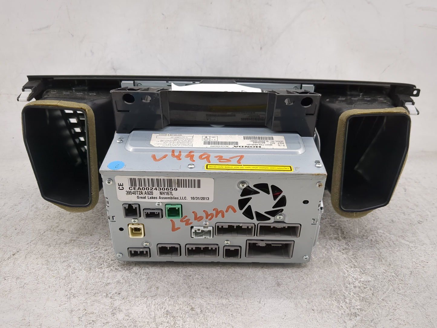 2013-2015 Honda Accord Information Display Screen 1483307 - Oemusedautoparts1.com