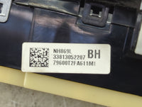 2013-2015 Honda Accord Climate Control Module Temperature AC/Heater Replacement P/N:79600T2FA611M1 33813052207 Fits OEM Used
