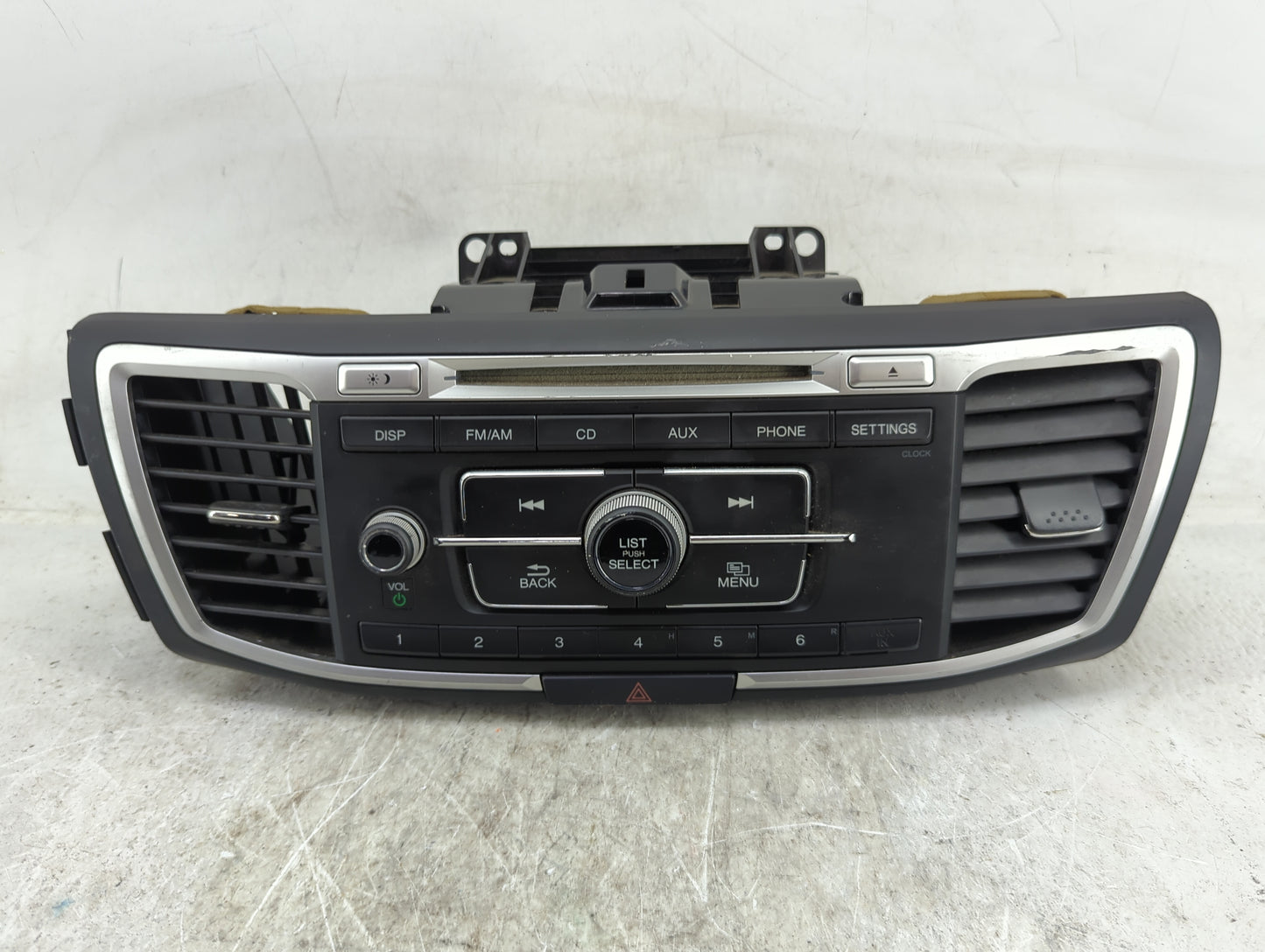 2013-2015 Honda Accord Radio AM FM Cd Player Receiver Replacement Fits Fits 2013 2014 2015 OEM Used Auto Parts - Oemusedauto