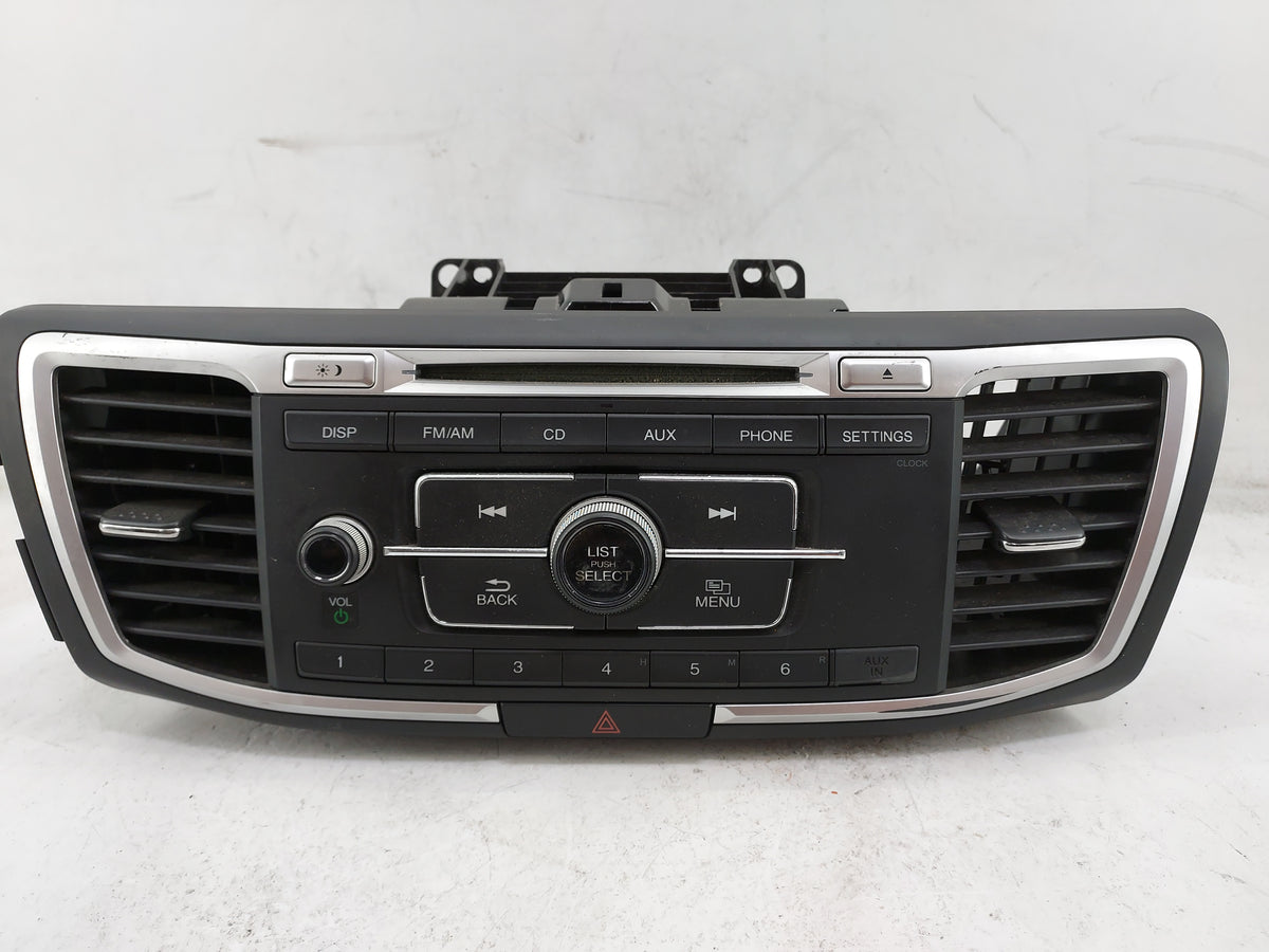 2013-2015 Honda Accord Radio AM FM Cd Player Receiver Replacement P/N:77610-T2F-A01 E970-0011-100 Fits Fits 2013 2014 2015 O