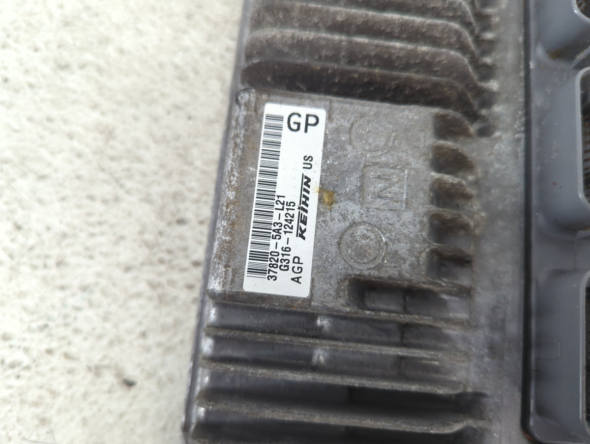 2014 Honda Accord PCM Engine Control Computer ECU ECM PCU OEM P/N:37820-5A3-L21 G316-124215 Fits OEM Used Auto Parts - Oemus