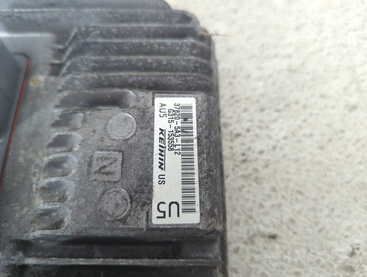 2014 Honda Accord PCM Engine Control Computer ECU ECM PCU OEM P/N:37820-5A3-L12 Fits OEM Used Auto Parts - Oemusedautoparts1
