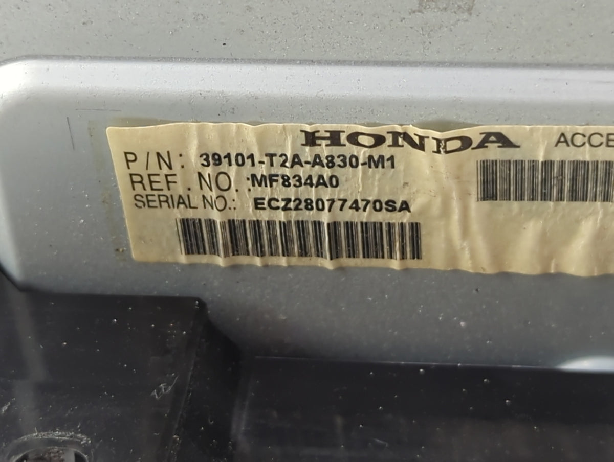 2013-2015 Honda Accord Radio AM FM Cd Player Receiver Replacement P/N:39101-T2A-A830-M1 MF834A0 Fits Fits 2013 2014 2015 OEM