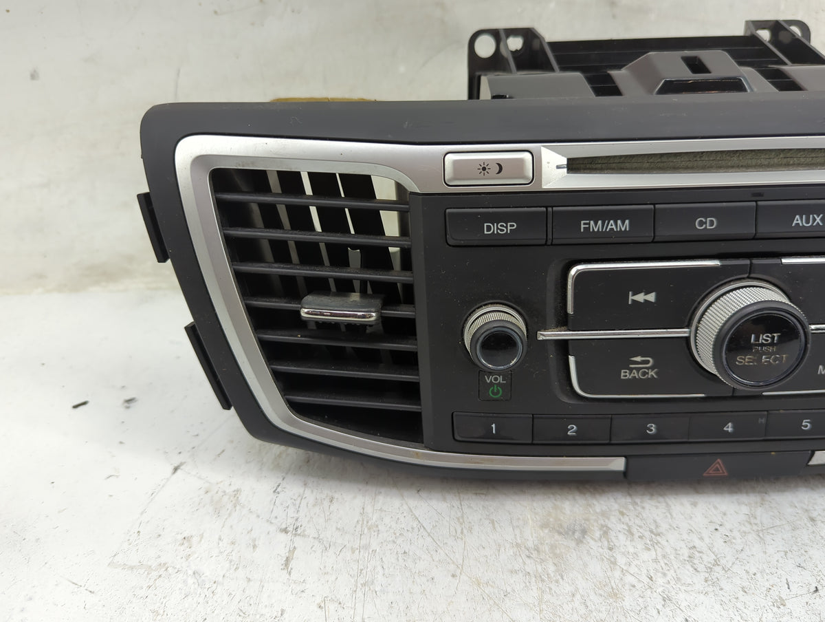 2013-2015 Honda Accord Radio AM FM Cd Player Receiver Replacement P/N:39100-T2A-A320 Fits Fits 2013 2014 2015 OEM Used Auto 