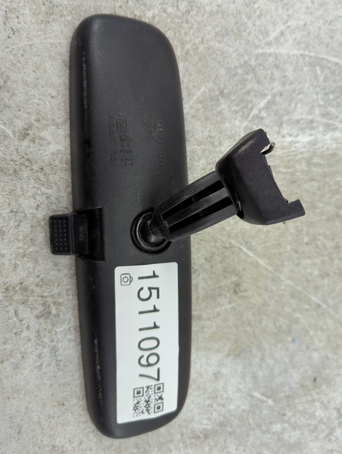 2014 Honda Accord Interior Rear View Mirror Replacement OEM P/N:A04717A E4 02-2191 Fits OEM Used Auto Parts - Oemusedautopar