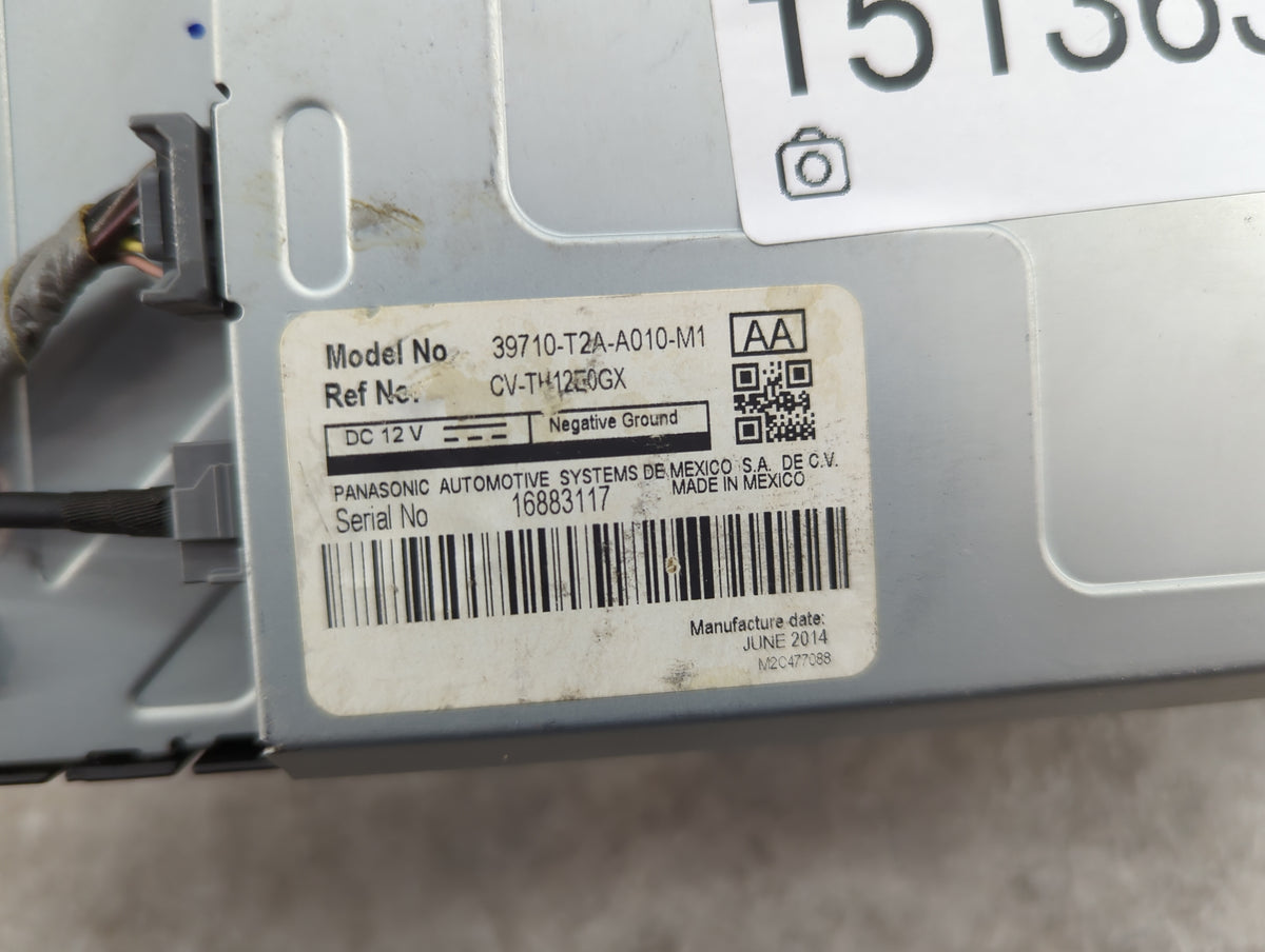2013-2015 Honda Accord Information Radio Display Screen 1513631 - Oemusedautoparts1.com
