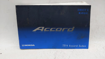 compare product 2014 Honda Accord Owners Manual Book Guide OEM Used Auto Parts