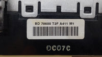 2013-2015 Honda Accord Climate Control Module Temperature AC/Heater Replacement P/N:79600-T2F-A411-M1 79600-T2F-C411-M1 Fits