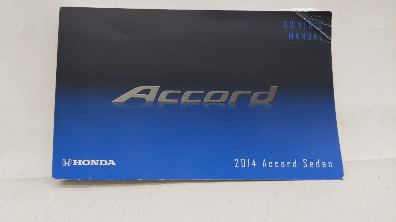 2014 Honda Accord Owners Manual Book Guide OEM Used Auto Parts - Oemusedautoparts1.com