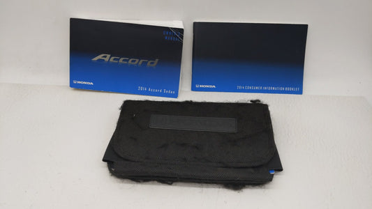 2014 Honda Accord Owners Manual Book Guide OEM Used Auto Parts