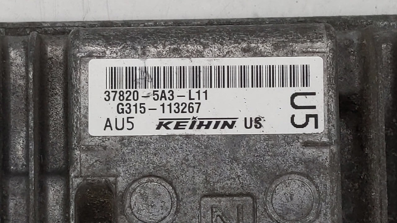 2014 Honda Accord PCM Engine Control Computer ECU ECM PCU OEM P/N:37820-5A3-L12 37820-5A2-B52, 37820-5A3-L11 Fits OEM Used A