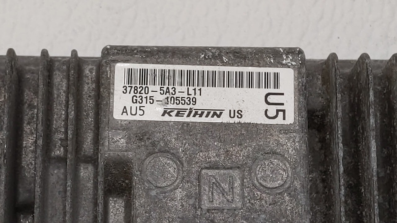 2014 Honda Accord PCM Engine Control Computer ECU ECM PCU OEM P/N:37820-5A3-L12 37820-5A2-B52, 37820-5A3-L11 Fits OEM Used A