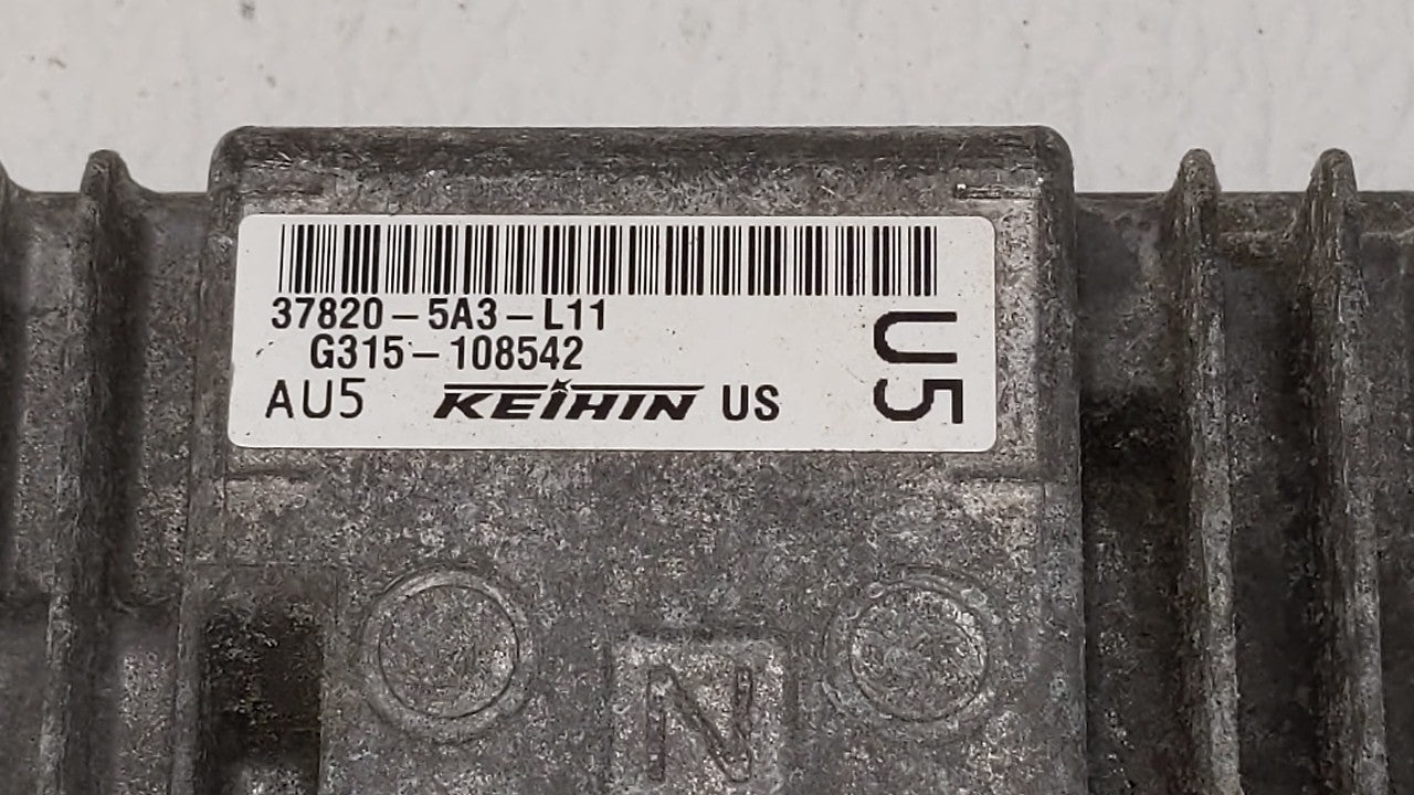 2014 Honda Accord PCM Engine Control Computer ECU ECM PCU OEM P/N:37820-5A3-L12 37820-5A2-B52, 37820-5A3-L11 Fits OEM Used A