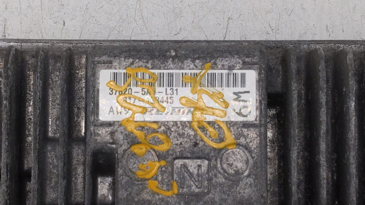 2014 Honda Accord PCM Engine Control Computer ECU ECM PCU OEM P/N:37820-5A3-L31 37820-5A3-L32 Fits OEM Used Auto Parts - Oem
