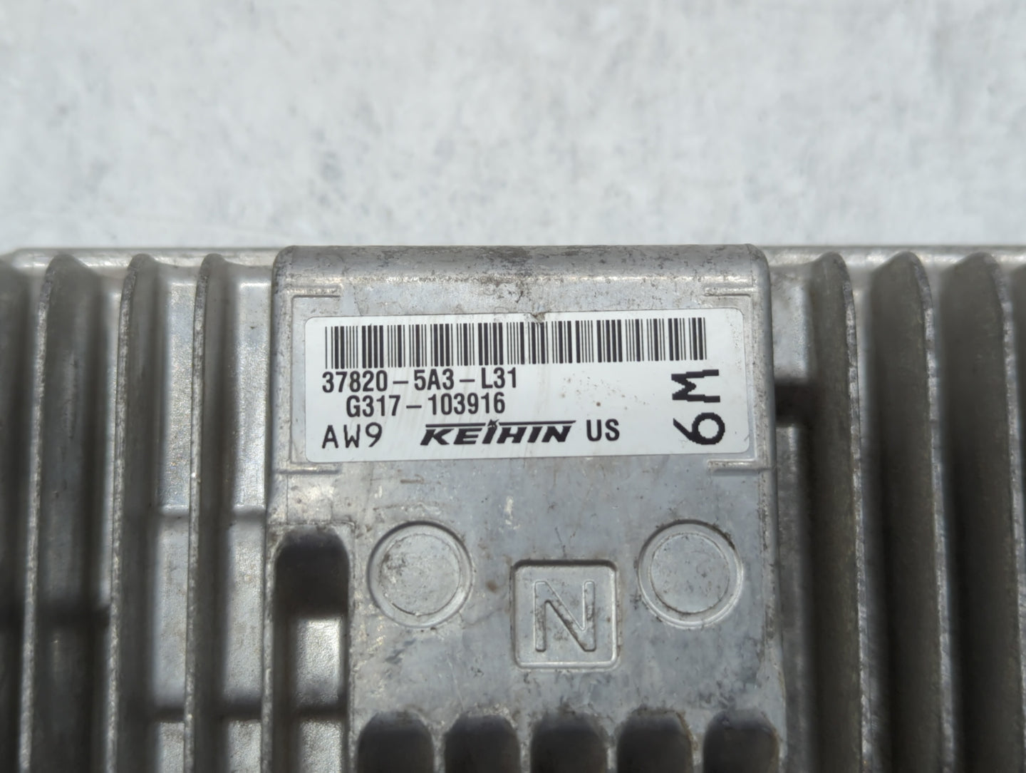 2014 Honda Accord PCM Engine Control Computer ECU ECM PCU OEM P/N:37820-5A3-L31 37820-5A3-L32 Fits OEM Used Auto Parts - Oem