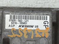 2014 Honda Accord PCM Engine Control Computer ECU ECM PCU OEM P/N:37820-5A3-L21 37820-5A3-L22 Fits OEM Used Auto Parts - Oem