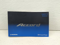 2014 Honda Accord Owners Manual Book Guide P/N:00X31-T3L-6100 OEM Used Auto Parts - Oemusedautoparts1.com