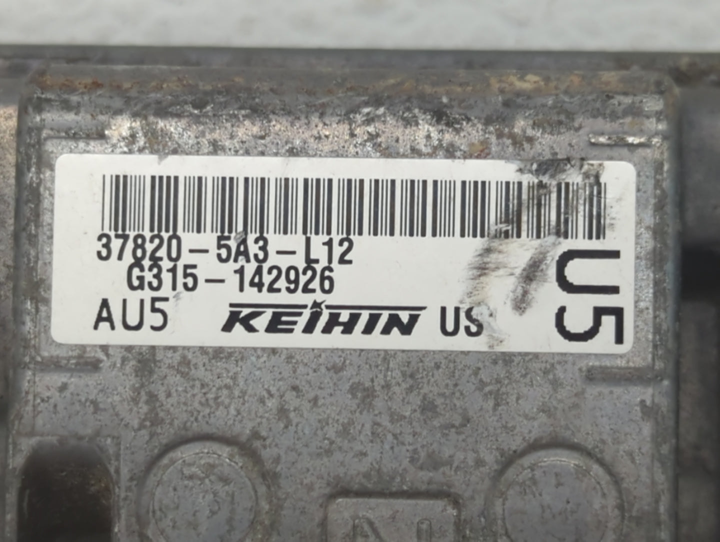 2014 Honda Accord PCM Engine Control Computer ECU ECM PCU OEM P/N:37820-5A3-L12 Fits OEM Used Auto Parts - Oemusedautoparts1
