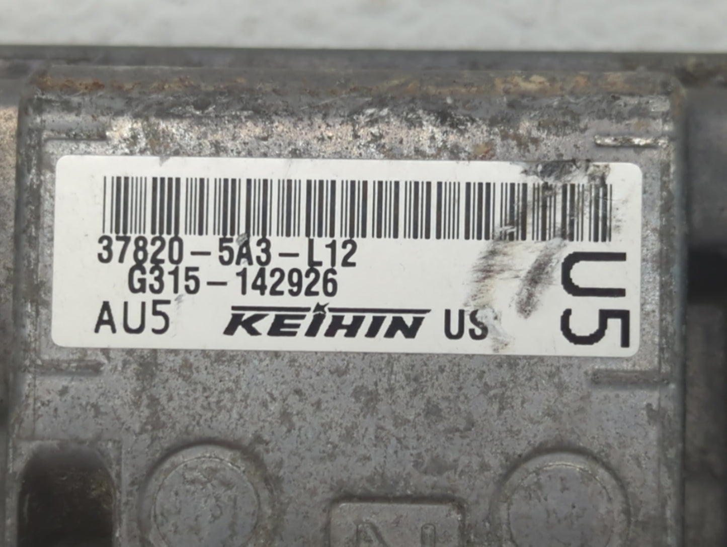 2014 Honda Accord PCM Engine Control Computer ECU ECM PCU OEM P/N:37820-5A3-L12 Fits OEM Used Auto Parts - Oemusedautoparts1