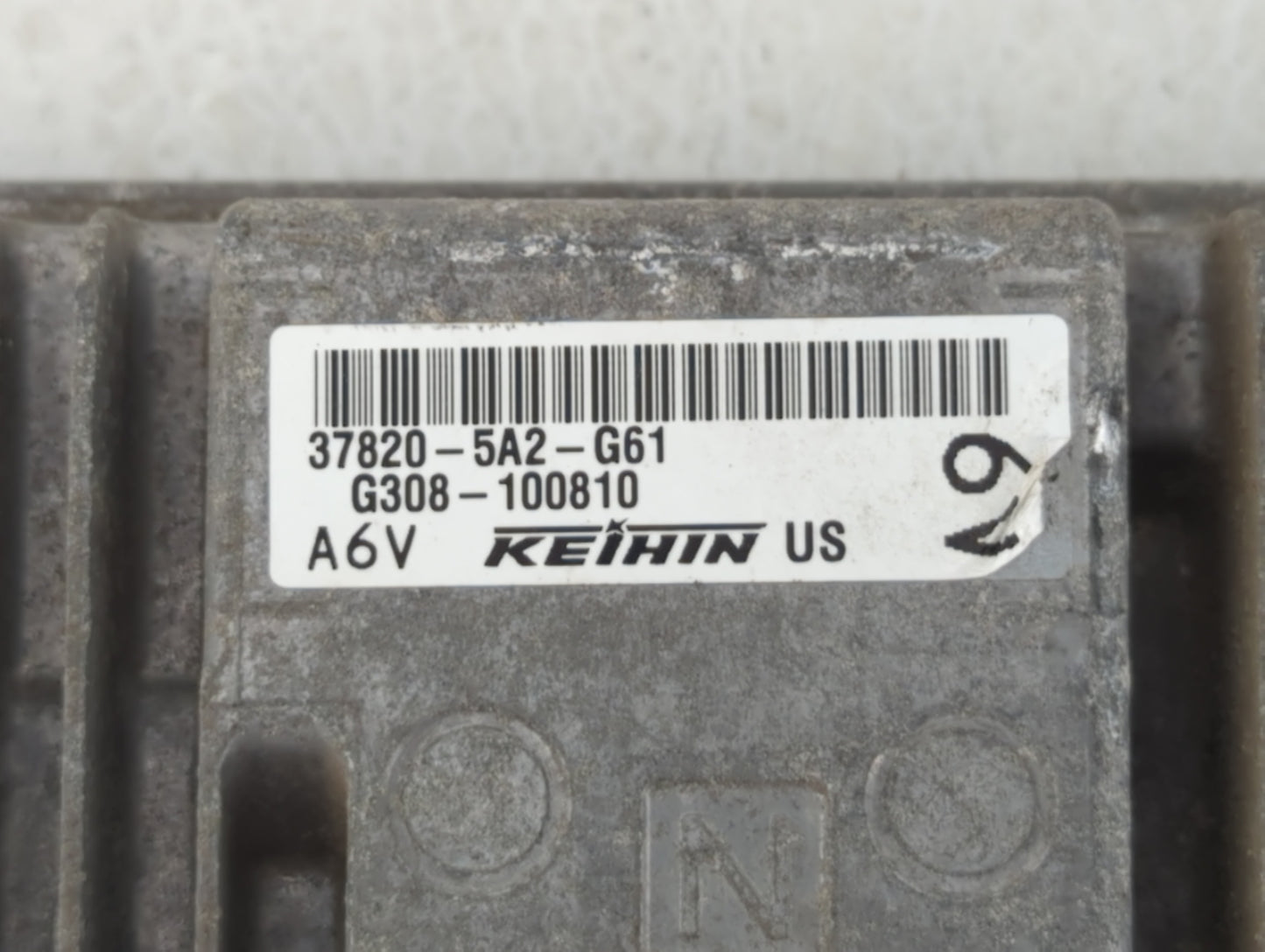 2014 Honda Accord PCM Engine Control Computer ECU ECM PCU OEM P/N:37820-5A2-G61 37820-5A2-B62, 37820-5A2-B61 Fits OEM Used A