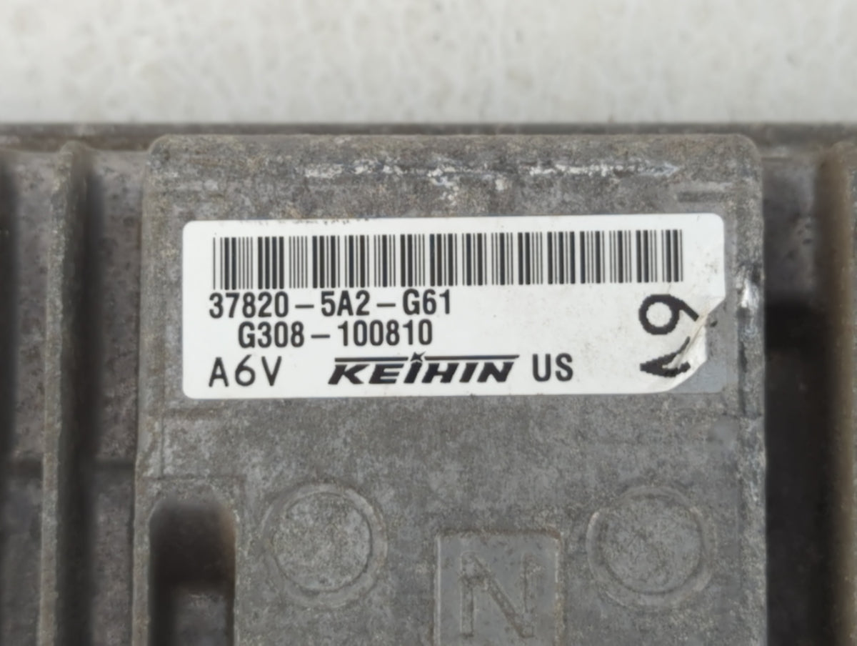 2014 Honda Accord PCM Engine Control Computer ECU ECM PCU OEM P/N:37820-5A2-G61 37820-5A2-B62, 37820-5A2-B61 OEM Used Auto P