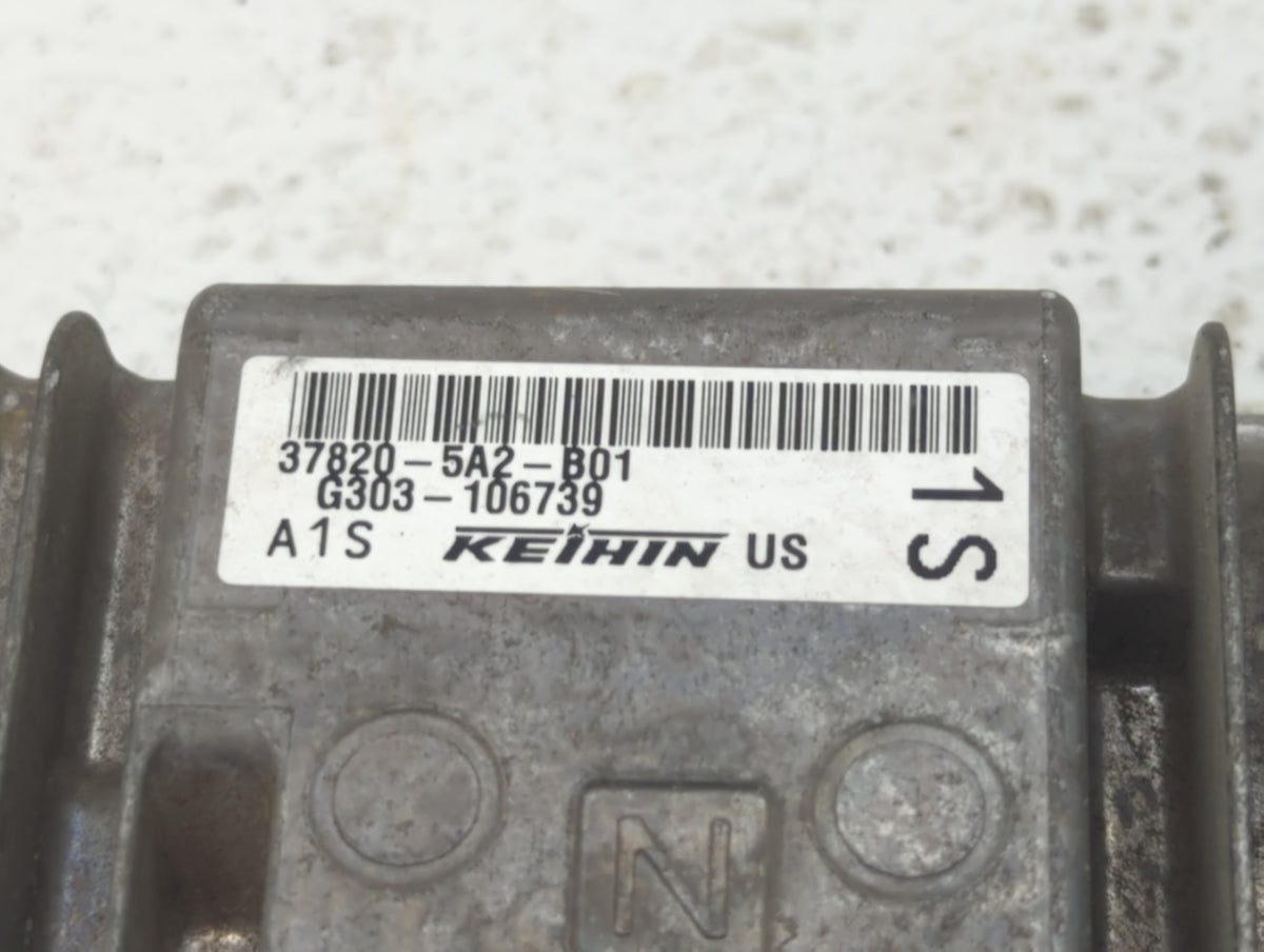 2014 Honda Accord PCM Engine Control Computer ECU ECM PCU OEM P/N:37820-5A2-B01 OEM Used Auto Parts - Oemusedautoparts1.com