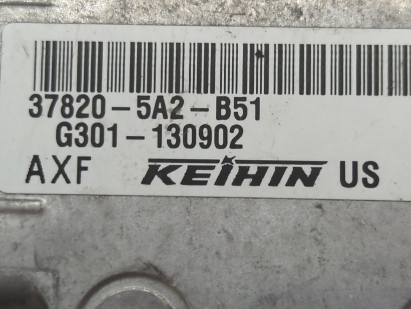 2014 Honda Accord PCM Engine Control Computer ECU ECM PCU OEM P/N:37820-5A3-L12 37820-5A2-B52, 37820-5A2-B51 Fits OEM Used A