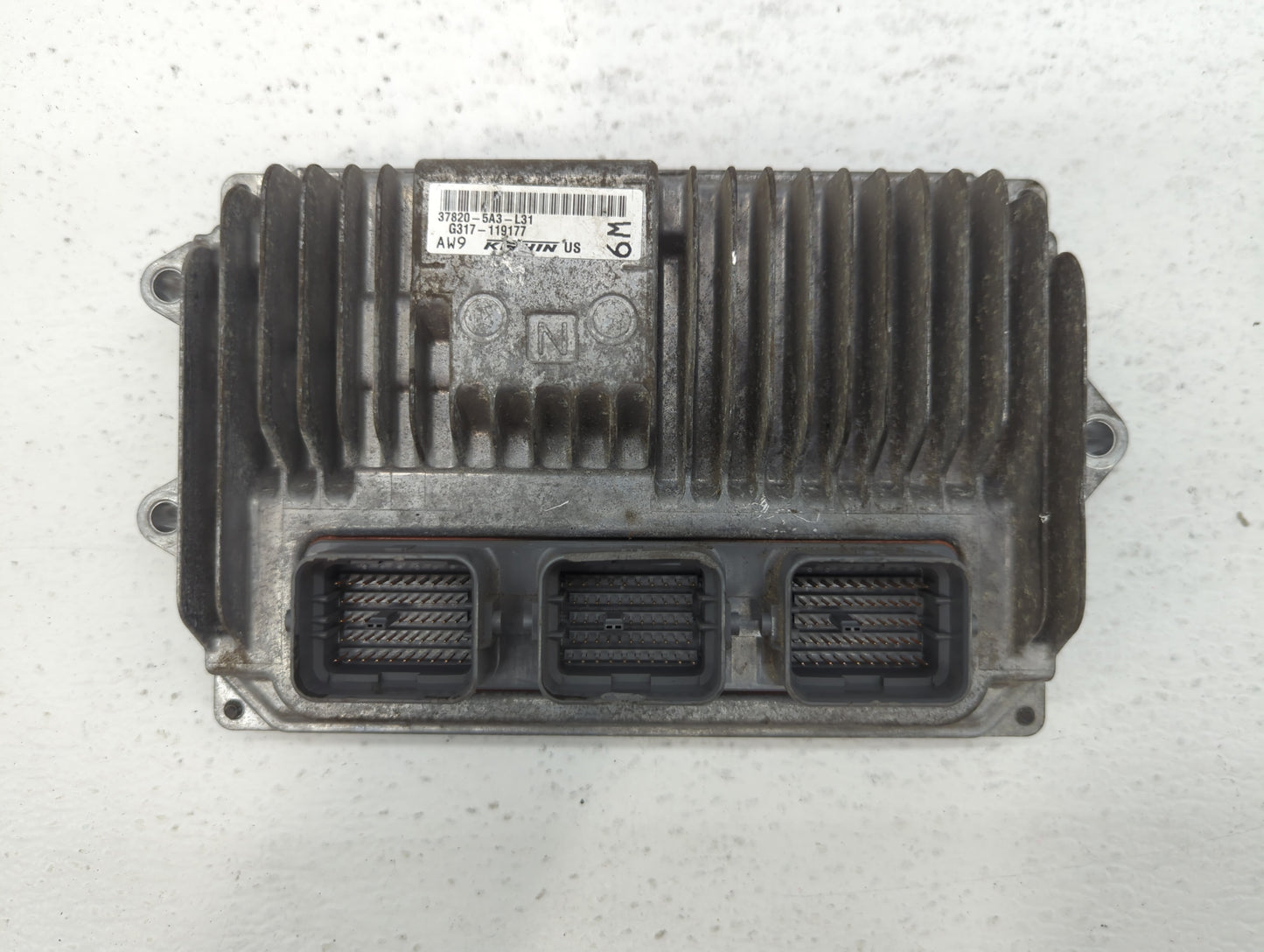 2014 Honda Accord PCM Engine Control Computer ECU ECM PCU OEM P/N:37820-5A3-L31 37820-5A3-L32 Fits OEM Used Auto Parts - Oem