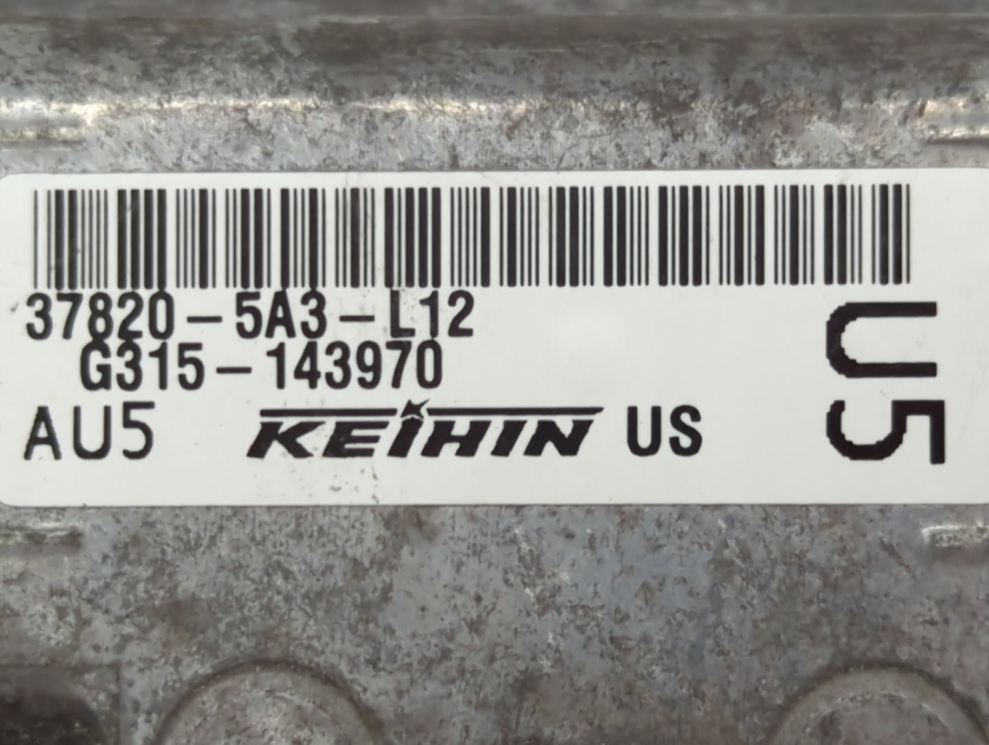 2014 Honda Accord PCM Engine Control Computer ECU ECM PCU OEM P/N:37820-5A3-L12 37820-5A2-B52, 37820-5A3-L11 Fits OEM Used A