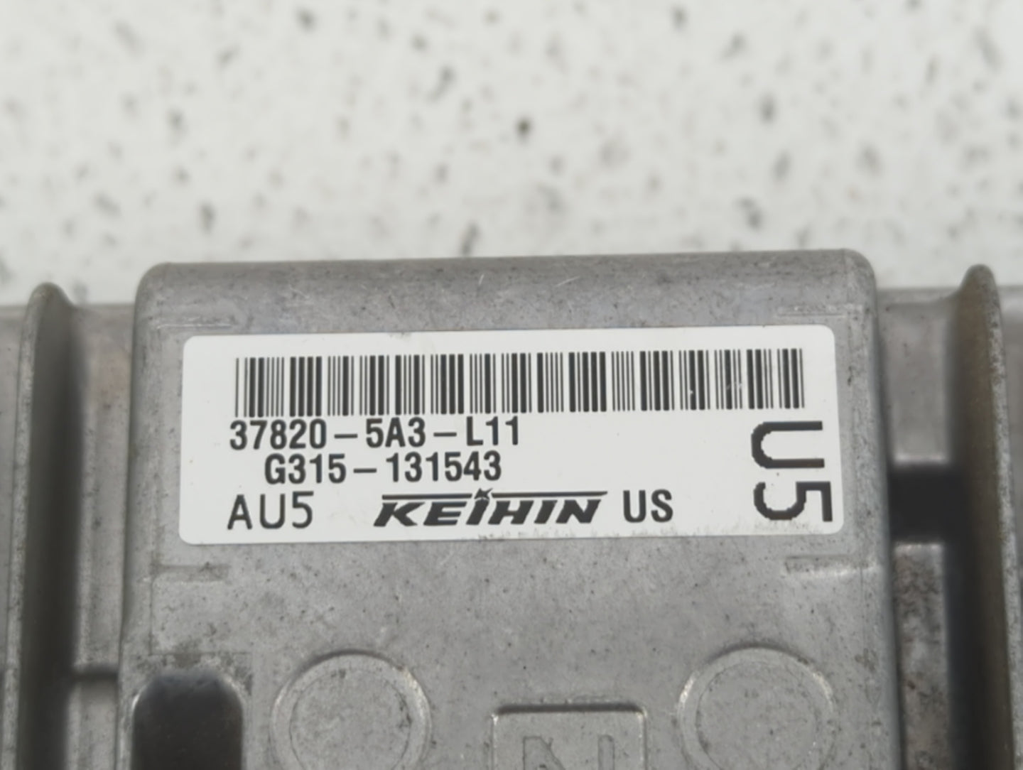 2014 Honda Accord PCM Engine Control Computer ECU ECM PCU OEM P/N:37820-5A3-L12 37820-5A2-B52, 37820-5A3-L11 Fits OEM Used A