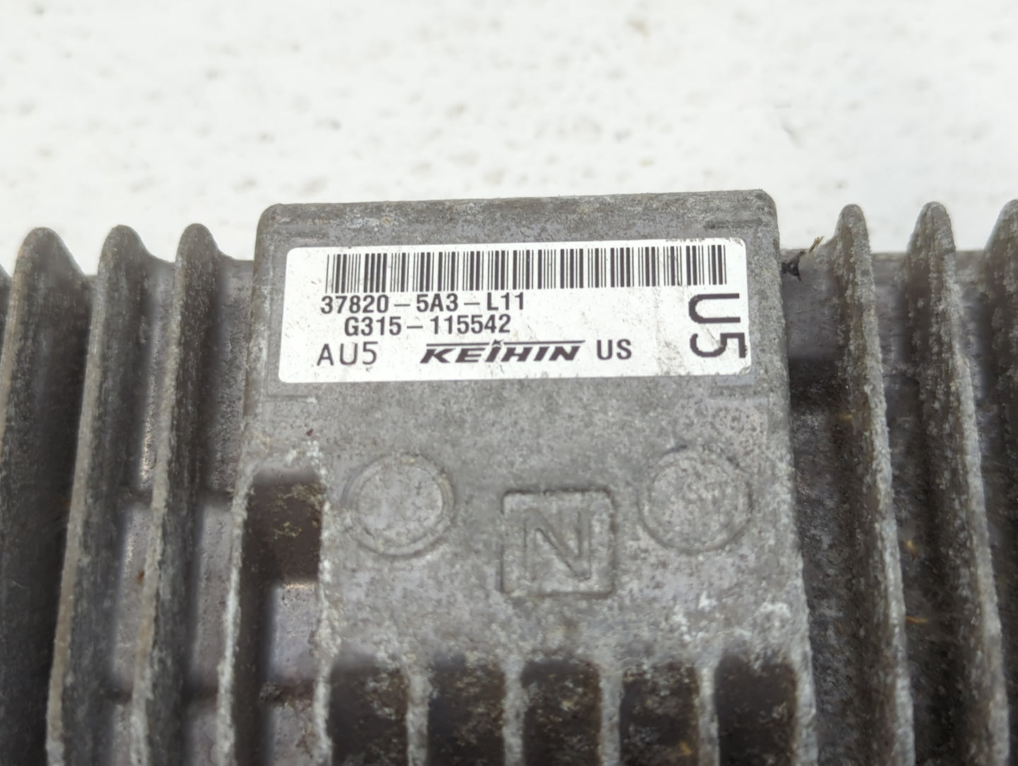 2014 Honda Accord PCM Engine Control Computer ECU ECM PCU OEM P/N:37820-5A3-L12 37820-5A2-B52, 37820-5A3-L11 Fits OEM Used A