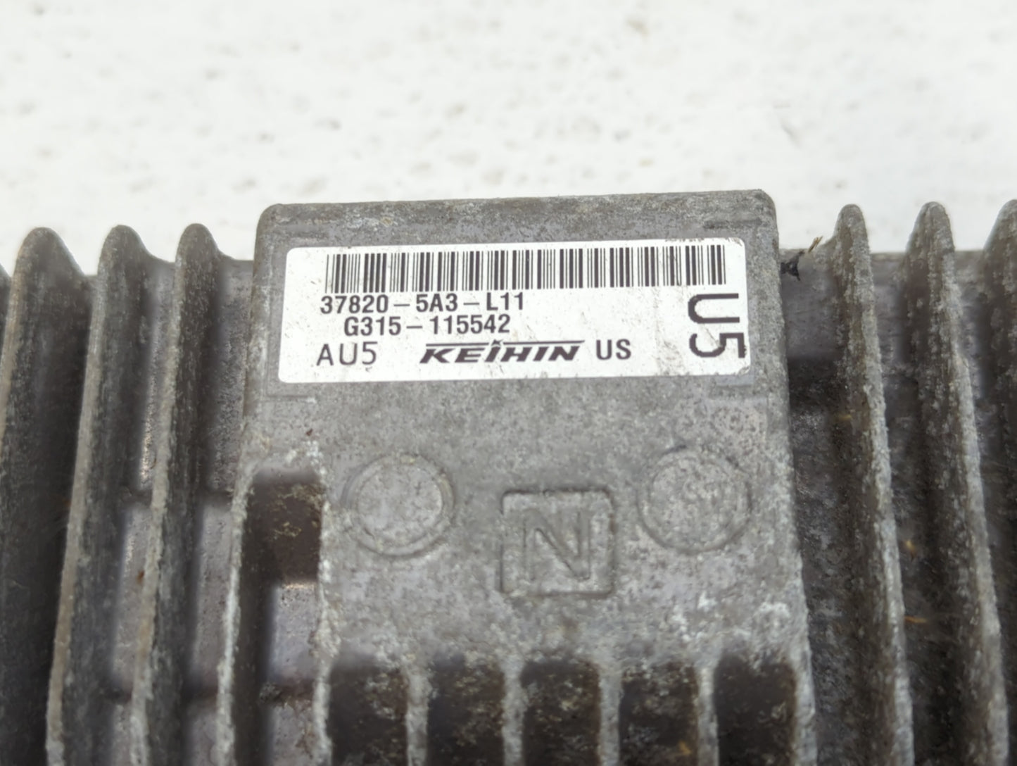 2014 Honda Accord PCM Engine Control Computer ECU ECM PCU OEM P/N:37820-5A3-L12 37820-5A2-B52, 37820-5A3-L11 Fits OEM Used A